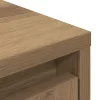Kézműves tölgy szerelt fa szekrény fiókkal 55,5x34x119,5 cm