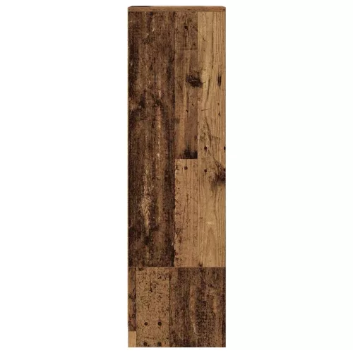 Antik fa színű szerelt fa magasszekrény 29,5x34x119,5 cm