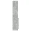 Betonszürke szerelt fa magasszekrény 37,5x35x180 cm