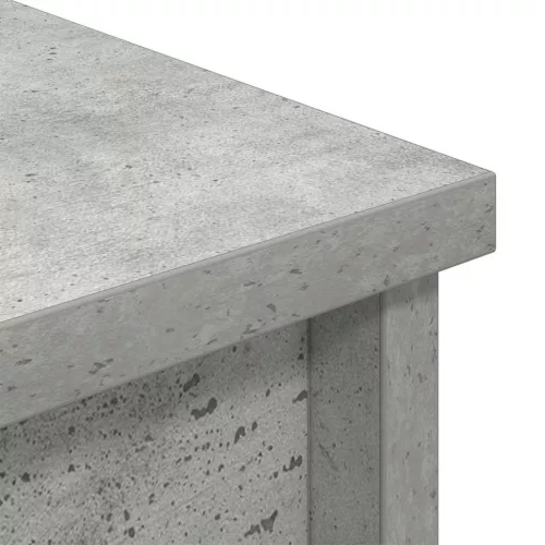 Betonszürke szerelt fa magasszekrény 37,5x35x180 cm