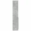 Betonszürke szerelt fa magasszekrény 37,5x35x180 cm