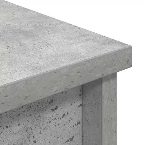 Betonszürke szerelt fa magasszekrény 37,5x35x180 cm