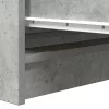 Betonszürke szerelt fa tálalószekrény 80x35x76 cm