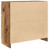 Antik fa szerelt fa tálalószekrény 80x35x76 cm