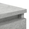 Betonszürke szerelt fa tálalószekrény 37,5x35x76 cm