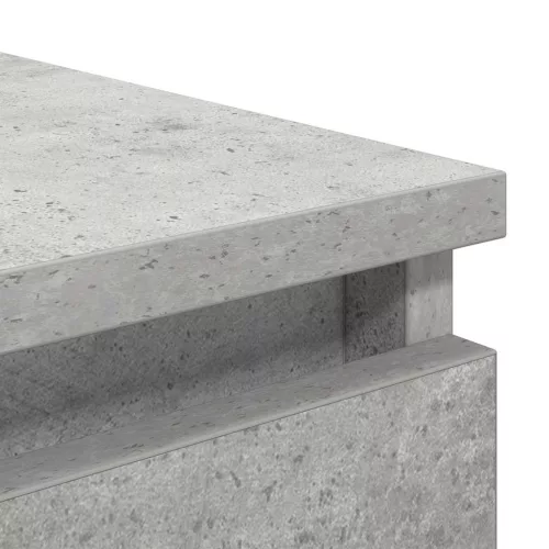 Betonszürke szerelt fa tálalószekrény 37,5x35x76 cm