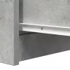 Betonszürke szerelt fa tálalószekrény 37,5x35x76 cm