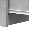 Betonszürke szerelt fa tálalószekrény fiókos 37,5x35x99 cm