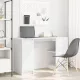 Fehér forgácslap íróasztal 120x42x76 cm