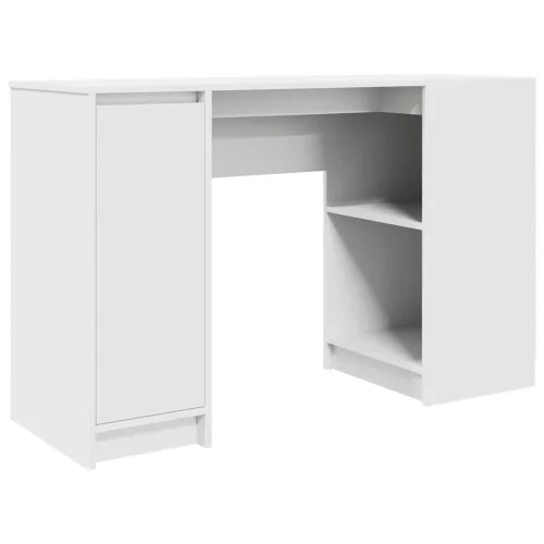 Fehér forgácslap íróasztal 120x42x76 cm
