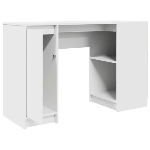 Fehér forgácslap íróasztal 120x42x76 cm