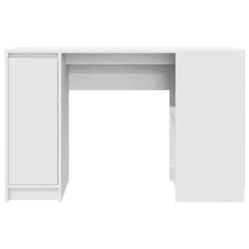 Fehér forgácslap íróasztal 120x42x76 cm
