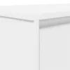 Fehér forgácslap íróasztal 120x42x76 cm