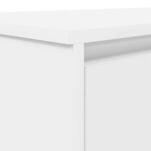 Fehér forgácslap íróasztal 120x42x76 cm