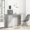 Betonszürke forgácslap íróasztal 120x42x76 cm