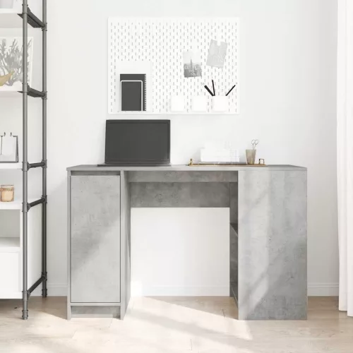 Betonszürke forgácslap íróasztal 120x42x76 cm