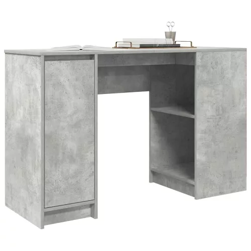 Betonszürke forgácslap íróasztal 120x42x76 cm