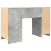 Betonszürke forgácslap íróasztal 120x42x76 cm