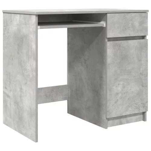 Betonszürke forgácslap íróasztal 86x49x76 cm