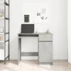 Betonszürke forgácslap íróasztal 86x49x76 cm