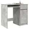Betonszürke forgácslap íróasztal 86x49x76 cm