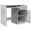 Betonszürke forgácslap íróasztal 86x49x76 cm