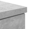 Betonszürke forgácslap íróasztal 86x49x76 cm
