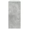 Betonszürke komód fiókokkal és ajtókkal 70,5x34x74,5 cm