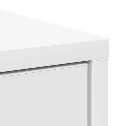 Fehér komód fiókokkal és ajtókkal 73x31x90 cm