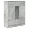 Betonszürke komód fiókokkal és ajtókkal 73x31x90 cm