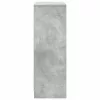 Betonszürke komód fiókokkal és ajtókkal 73x31x90 cm
