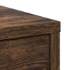 Füstölt tölgy komód fiókokkal és ajtókkal 73x31x90 cm