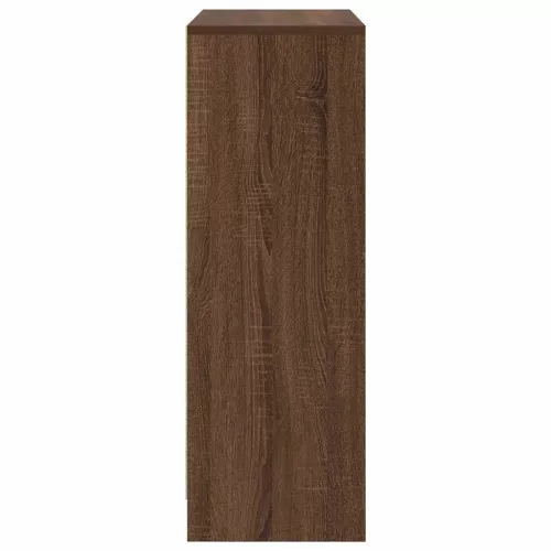 Barna tölgy komód fiókokkal és ajtókkal 73x31x90 cm