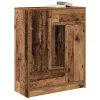 Antik fa komód fiókokkal és ajtókkal 73x31x90 cm