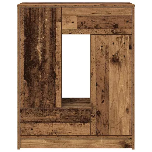 Antik fa komód fiókokkal és ajtókkal 73x31x90 cm