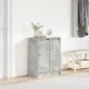 Betonszürke szerelt fa cipőszekrény 57x34x76 cm