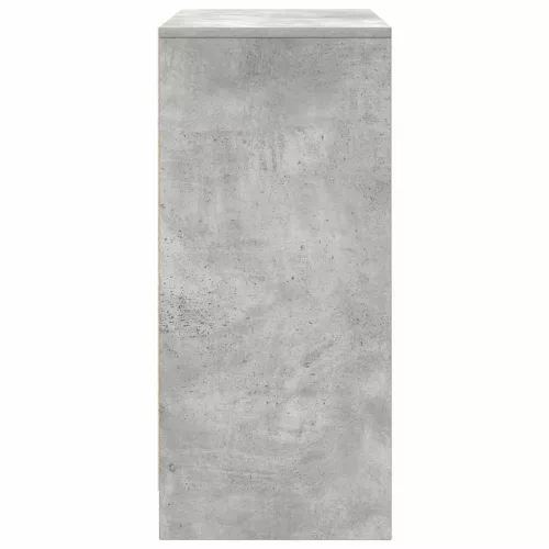 Betonszürke szerelt fa cipőszekrény 57x34x76 cm