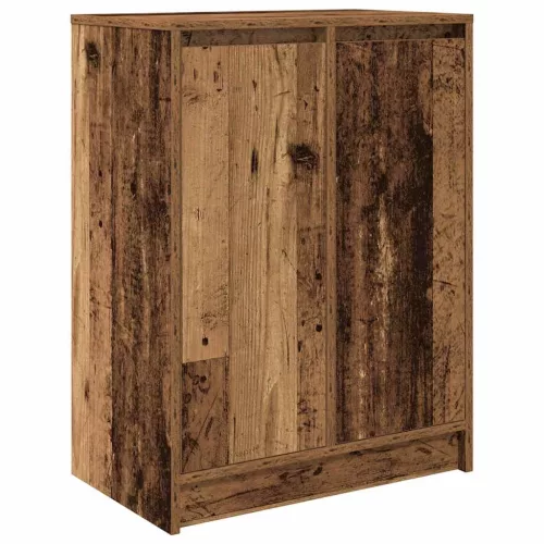 Antik fa színű szerelt fa cipőszekrény 57x34x76 cm