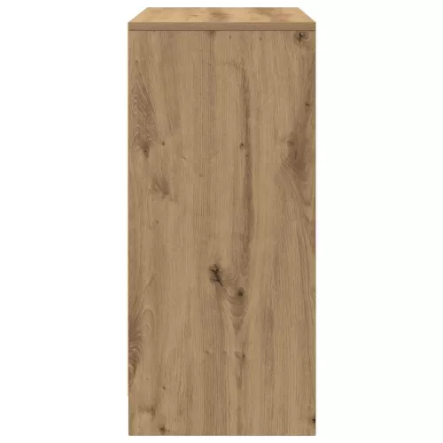 Kézműves tölgy szerelt fa cipősszekrény 57x34x76 cm