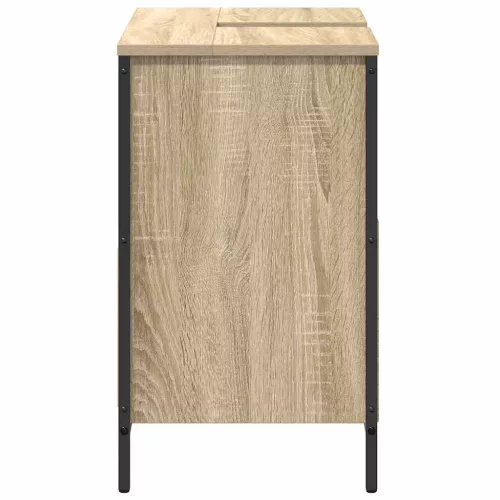 Sonoma tölgy fürdőszobai mosdószekrény fiókokkal 60x34,5x60 cm