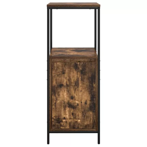 Füstölt tölgy fürdőszobaszekrény polcokkal 36x35x95 cm