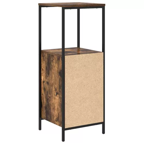 Füstölt tölgy fürdőszobaszekrény polcokkal 36x35x95 cm
