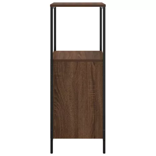 Barna tölgy fürdőszobaszekrény polcokkal 36x35x95 cm