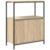 Tölgy színű fürdőszobaszekrény polcokkal 76,5x35x95 cm