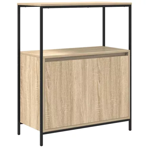 Tölgy színű fürdőszobaszekrény polcokkal 76,5x35x95 cm