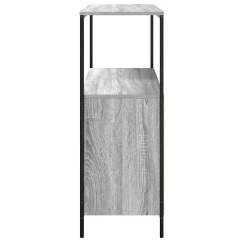 Szürke sonoma fürdőszobaszekrény polcokkal 76,5x35x95 cm