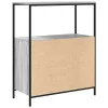 Szürke sonoma fürdőszobaszekrény polcokkal 76,5x35x95 cm