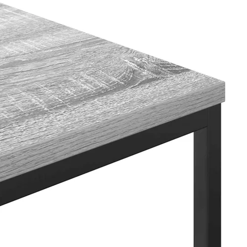 Szürke sonoma fürdőszobaszekrény polcokkal 76,5x35x95 cm