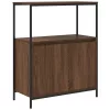 Barna tölgy fürdőszobaszekrény polcokkal 76,5x35x95 cm