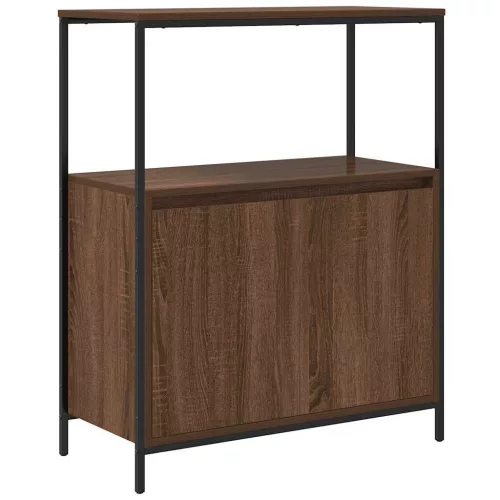 Barna tölgy fürdőszobaszekrény polcokkal 76,5x35x95 cm